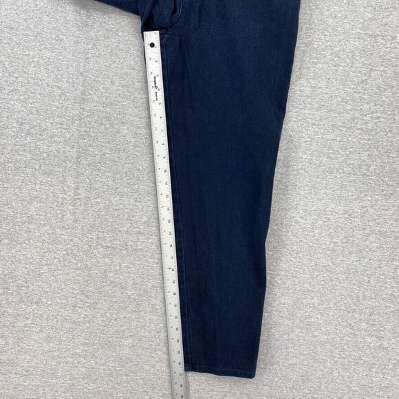 Ralph Lauren Jeans Women 6 Blue Dark Wash Denim Straight Leg Mid Rise Stretch - Picture 9 of 10